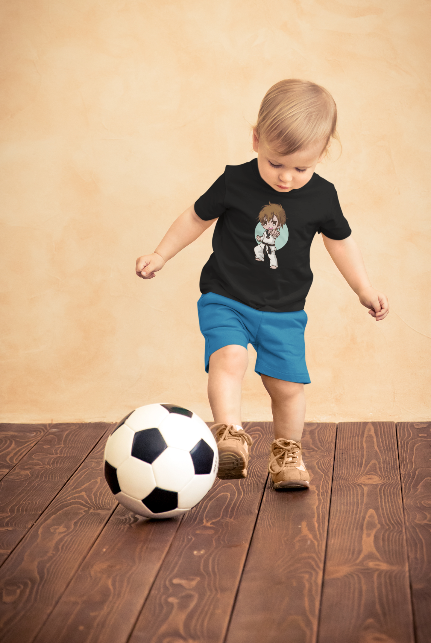 KARATE THEME T-SHIRT FOR TODDLERS AGE 1 - 4