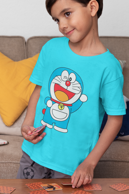 DOREMON SUMMER EDITION TSHIRT FOR YOUNG BOYS